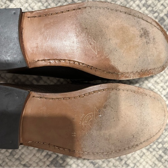 Allen Edmonds loafers size 9 wide good condition - Picture 3 of 4